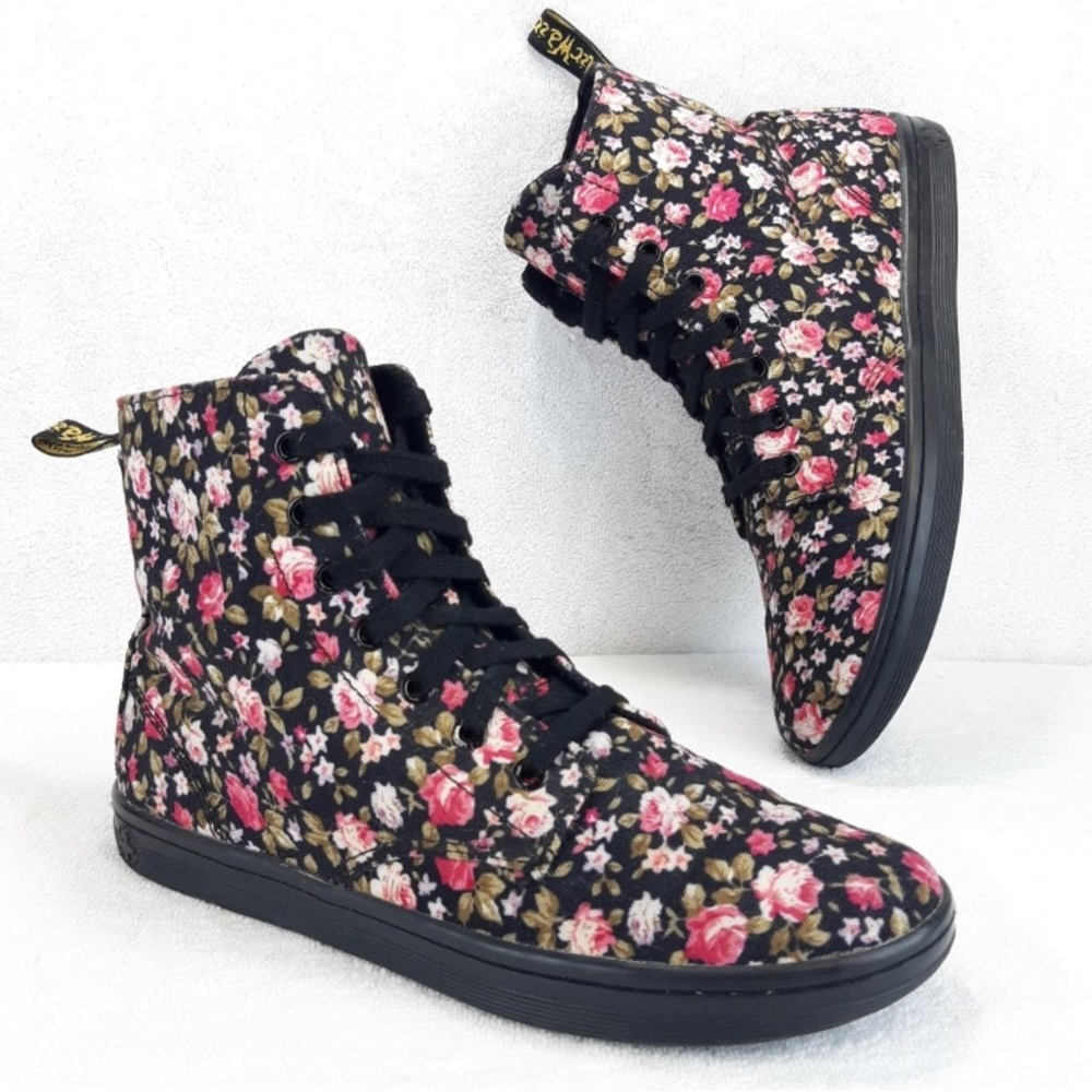 Doc Martens Hackney floral canvas sneakers